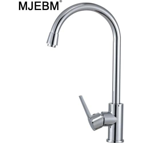 MJEBM Sink Faucet 360 Rotatable Hot And Cold Dual Temperature Stainless Steel Sink Faucet Kitchen Faucet
