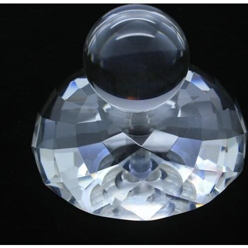 90mm Crystal Vinyl Record Stabilizer LP Turntable Weight Clamp Disc Balanced Stabilizer, Record Player Damping Weight Stabilizer