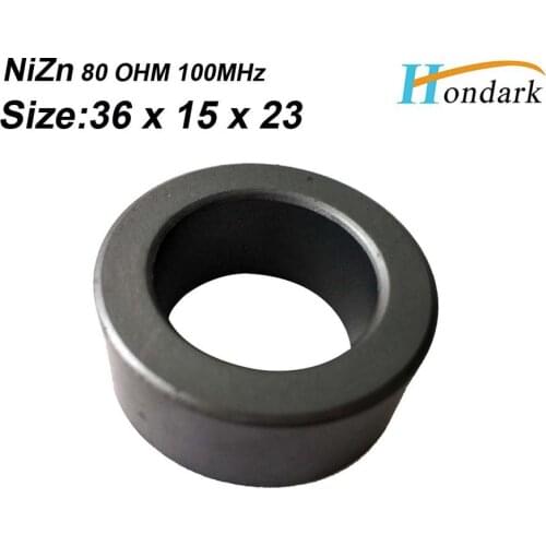 Inner 23mm 0.9'' toroid ferrite core 36X23X15mm RF chokes ferrite bead noise filter ferrite ring core ferrite snap ,5pcs/lot