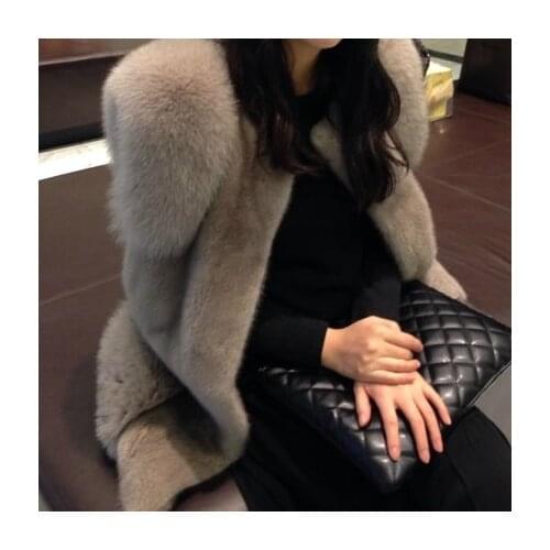 2019 womens high quality luxury new vest fox fur shoulder genuine natural imported mink fur vest real fur coat women