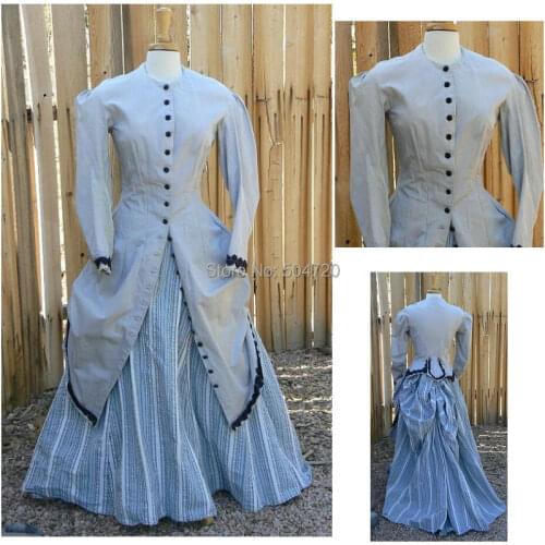 Custom-madeR-604 Vintage Costumes 1860s Civil War Southern Belle Gown Ball Dress/Gothic Lolita Dress Victorian dresses