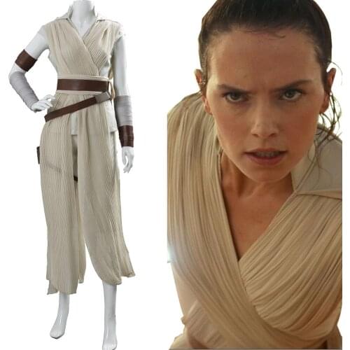 Star Cosplay Cosplay The Rise of Skywalker Rey Cosplay Costume Outfit Dress Halloween Carnival Cosplay Costumes