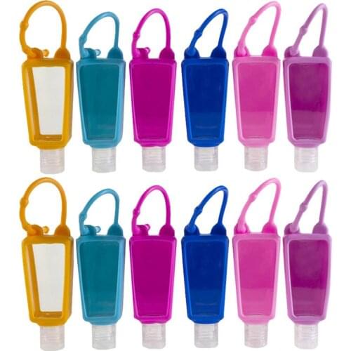 12/24 Pcs Empty Spray Bottles 30ml Hand Sanitiser Travel Bottles 30ML Leak Proof Liquid Containers Mini Refillable Container