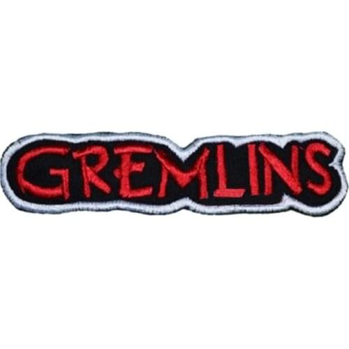 4.95'' Gremlins Logo Embroidered iron on and sew on Patch Gizmo Stripe Mohawk Mogwai 2 Poster Movie Daffy