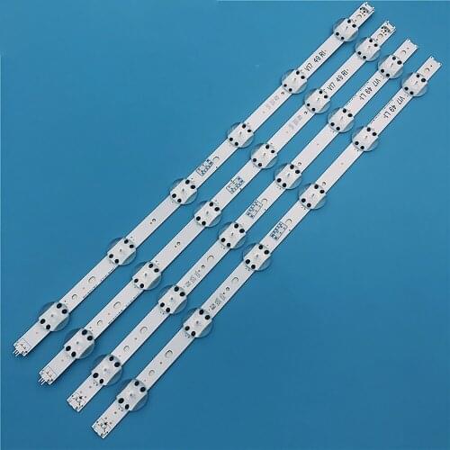 4 PCS for LG 49UV340C 49UJ6565 49UJ670V V17 49 R1 L1 ART3 2862 2863 6916L-2862A 6916L-2863A