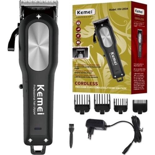 Original powerful rechargeable barber cordless hair clipper adjustable electric hair trimmer for men haircut machine 100-240v