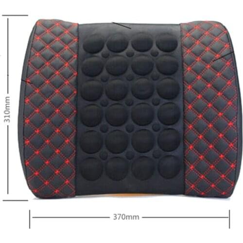 Car Massage Lumbar Support Cushion Electric Back Cushion Waist Headrest Support for Ford Focus Fusion Escort Kuga Ecosport Fiest