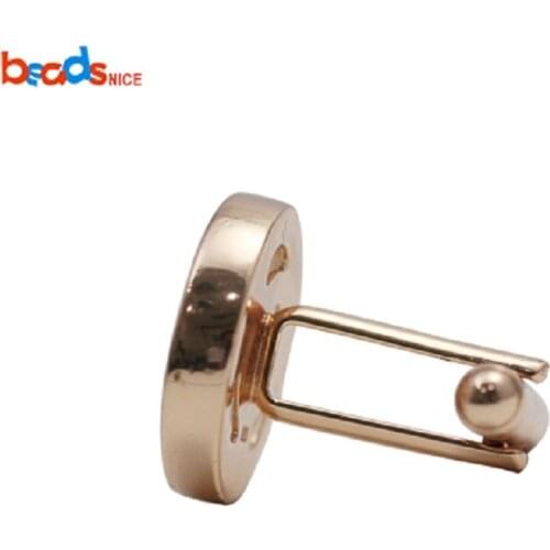 Beadsnice 925 Sterling Silver Handmade Blank Cufflink Base Cufflinks Men Cufflink Set Diy Jewelry Making 38062