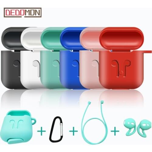 For AirPods Case Protective Silicone Cover Case Shockproof Earpods Case for Apple Headphone for Airpod Case Charger Accessories