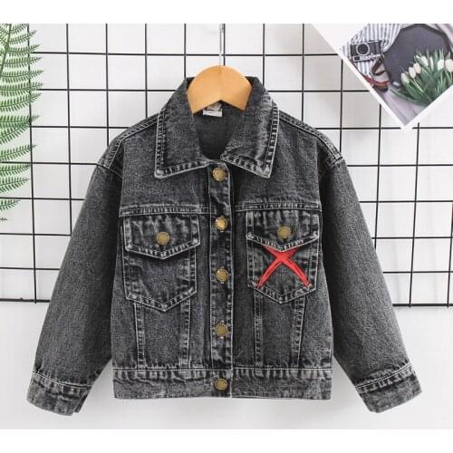 IENENS Boys Denim Coat Clothes Children Girl Causal Jackets Baby Boy Classic Jeans Coats Tops Clothing Kids Outwear
