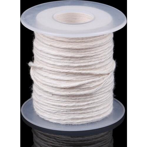 Cotton Braid Candle Wick Core Spool Non-smoke DIY Oil Lamps Candles Supplies L4MB