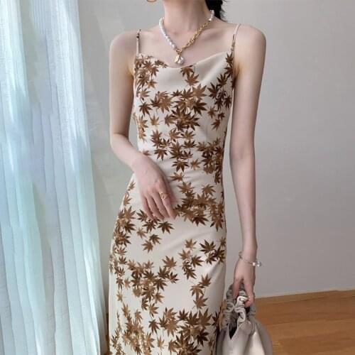 Летние платья с разрезом LANJING China At AliExpress