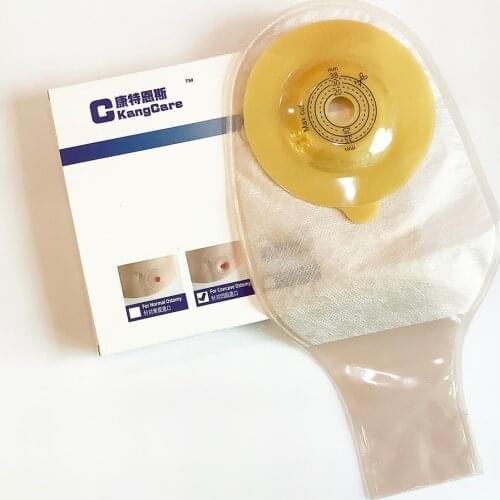New Arrival~One-Piece Convexity Colostomy pouch, with clip closure drainage Ostomy Bag, Cut-to Fit for stoma hollow