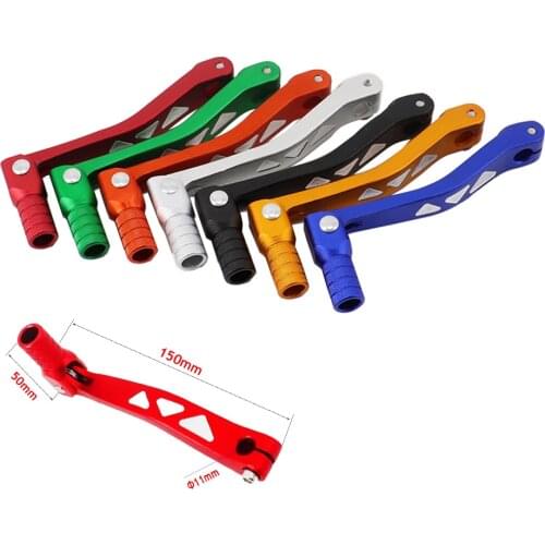 New CNC Aluminum Folding Gear Shift Lever For KAYO BSE Apollo Xmotos SSR CRF KLX 50 70 90 110 125 140 150 160 cc Dirt Pit Bike