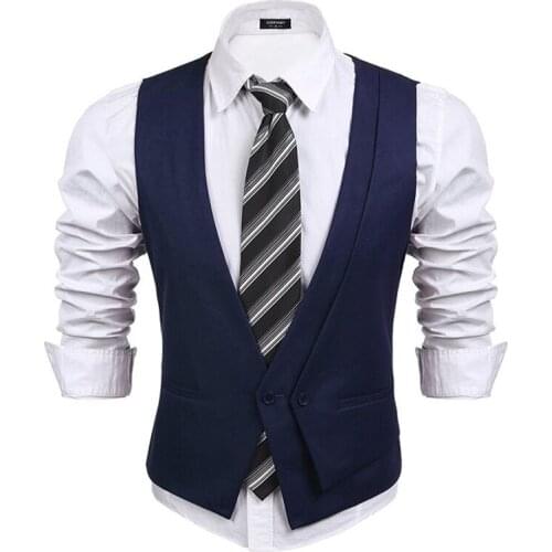 New Costume Homme Navy Blue Groomsmen Vest Slim Fit Wedding Vests Mens Waistcoat Groom Vests Custom Made Mens Vest for Wedding