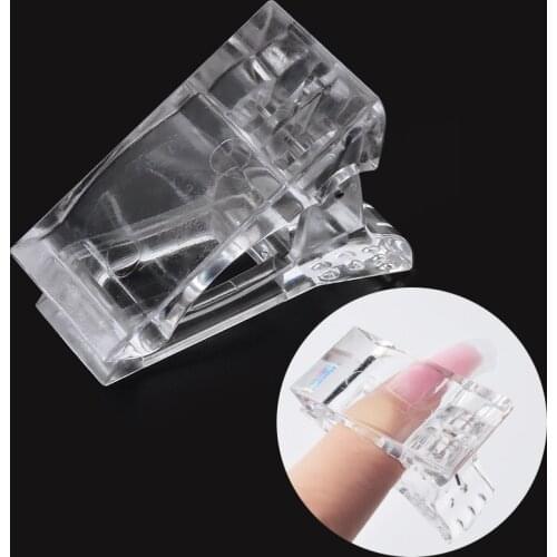 Professional Nail Clip PVC Extension Tips For Nails Fake Nail Clip Quick Building Mold UV Gel Nail Supplies For Manicure Set