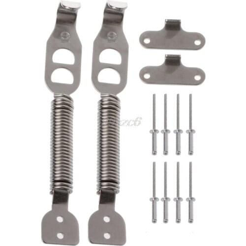 Stainless Bonnet Springs Clips Hood Panel Race Rally Pair Lock For IMPREZA EJ18 June DropShip Dropshipping