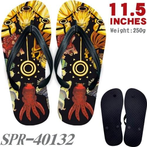 NARUTO Men Slippers Flip Flops Men House Slippers Men Shoe Men Flip Flops Summer Sandals Adult children Christmas gifts 2021 New