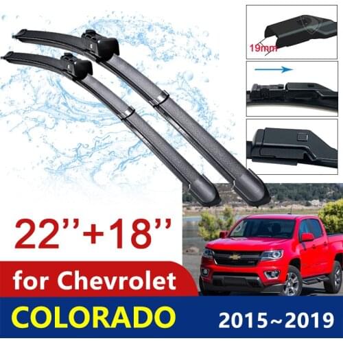 For Chevrolet Colorado 2015~2019 Front Window Windshield Windscreen Wipers Car Wiper Blades Car Accessories 2016 2017 2018