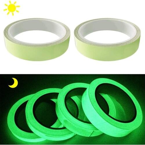 3m/1m Luminous Tape Self-adhesive Glow In The Dark Sticker Tape Night Vision Safety Warning Security Stage Home Decoration Tapes