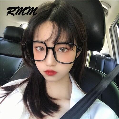 High-quality Unisex large frame glasses square Plain glasses Optical Spectacle Anti blue light Computer glasses