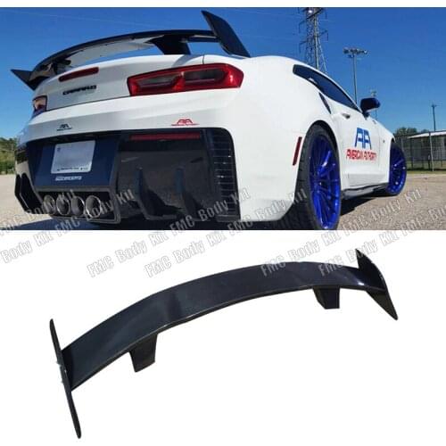High Quality Carbon Fiber Rear Trunk Lip Spoiler Wing Decoration Fit For Chevrolet Camaro2011 2016 2017 2018 Car Accessories