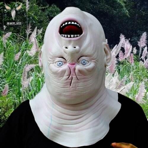 WAYLIKE Mask Halloween Realistic Latex Mask Masquerade Halloween Horror Mask