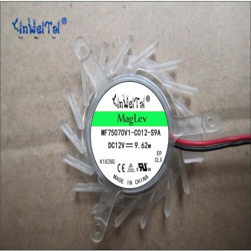 2PCS card fan For TT 5010H12F ND2 MGA5012XR-O10 PLB05010S12H 12v ASUS small fan equidistant pitch 39mm diameter 43mm