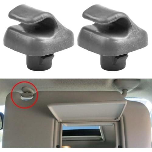 2x Sun Visor Clips Front Left Right For Nissan Micra K12 2003–2010 96409BC402 96409EA00A 96409CG000 Interior Accessories