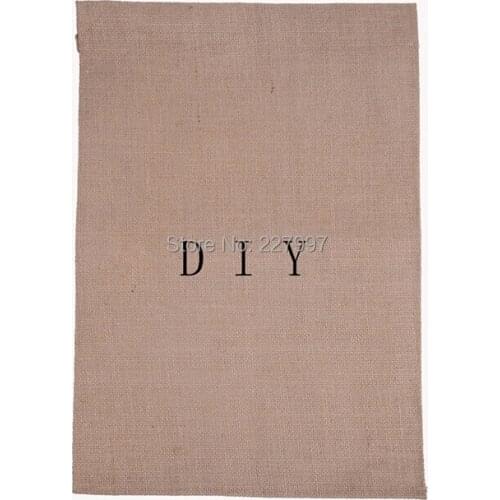 50pcs Jute Burlap Garden Flags W/12*H/18 Inch H Liene Yard Hanging Flag House Decoration Printed Pattern Portable Banner Ads