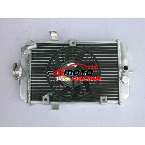 Aluminum Radiator For Yamaha ATV Raptor 660 YFM 660R YFM660R 2001-2005 2002 2003 2004 & FAN OEM 5LP-12405-00