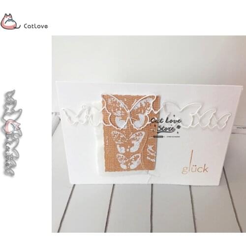 Butterfly Border Metal Cutting Dies Stencils For DIY Scrapbooking Paper Card Decorative Craft Dies Embossing Die Cuts New 2019