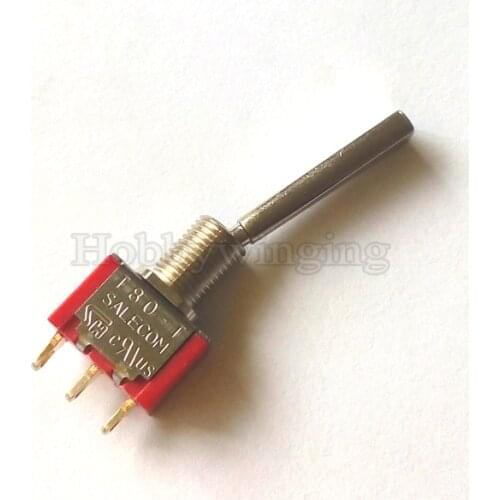 Free shipping WFLY Salecom T80-T Miniature Toggle Switch Reset Switch for 9CH Transmitter