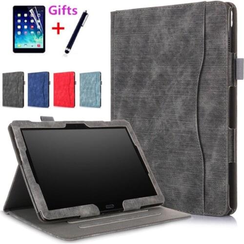 Case For Lenovo Tab P10 TB-X705F TB-X705L TB-X605F Cover Funda Tablet PU Leather Hand Holder Protective Case for Lenovo Tab M10