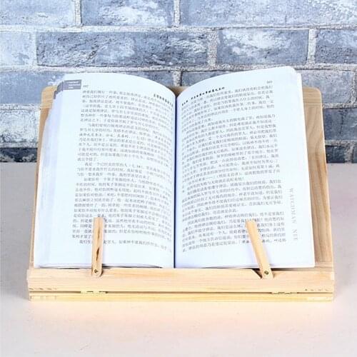 Wooden Frame Reading Bookshelf Bracket - Book Reading Bracket Tablet PC Support Music Stand Wooden Table Drawing Easel