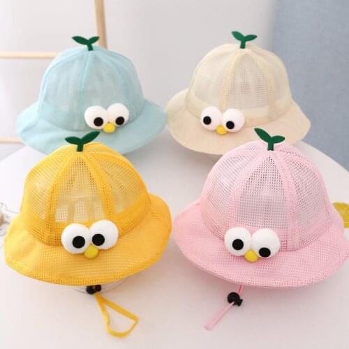 Baby Boy Summer Caps 6 Months Baby Fisherman Hat Mesh Beach Kids Bucket Hats Casual Breathable Accessories Girl Cap