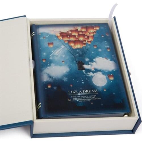 "Like a Dream" Diary with Lock Notebook Cute Functional Planner Lock Book Dairy 77HA