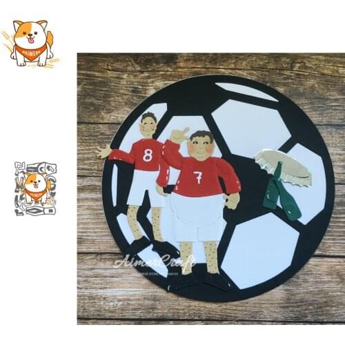 Two Funny Men Metal Cutting Dies Scrapbooking Stencil Die Cuts Card Making DIY Decorative Craft Embossing New Dies For 2019