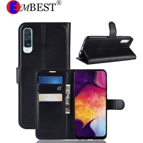 EMBEST Leather Wallet Flip Case Cover For Samsung Galaxy A30S With Stand Function Coque capa
