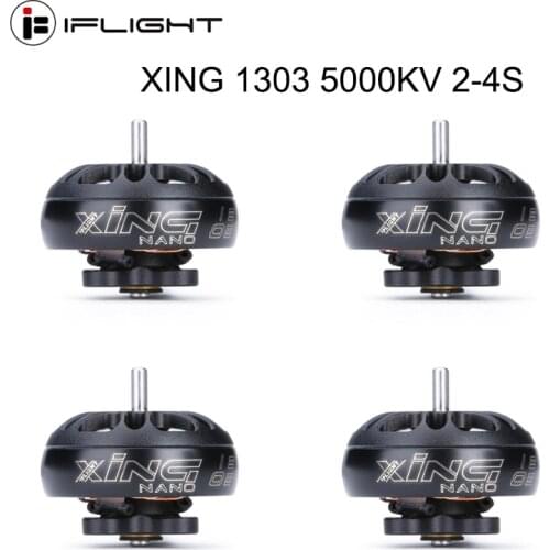 IFlight XING 1303 5000KV 2-4S FPV Micro Brushless Motor with 1.5mm shaft compatible 2 inch propeller for FPV whoop drone part