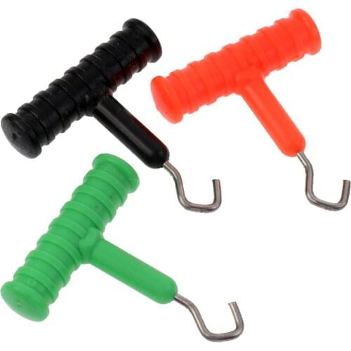 3 Pieces Knot Rig Puller Knot Tester Tightener Carp Terminal Tackle for Hair Rig and Method Feeder Sets