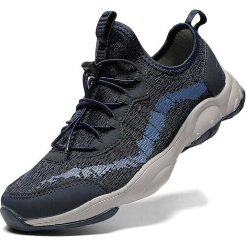 Lightweight Trail Running Shoes Men Rubber Platform Zapatillas Sports Shoes Women Chunky Sneakers Outdoor Hiking Sport Femme