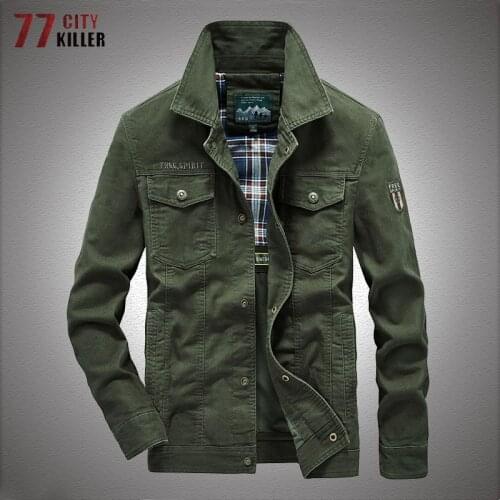 Big Size 8XL Bomber Jacket Men Autumn Military Cotton Multi-pockets Casual Coats Mens New Pilot Cargo Jackets Chaquetas Hombre