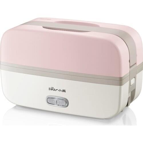 220V Electric Heating Lunch Box Multifunction Cooking Machine Portable Electric Heating Pot Stainless Steel Inner For Travel