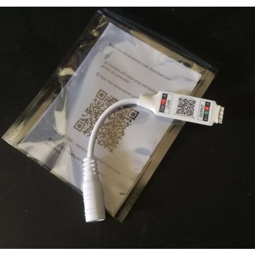 Wifi Mini RGB Bluetooth Controller DC 5V 12V 24V Mini Music Bluetooth Controller Light Strip Controller For RGB RGBW LED Strip