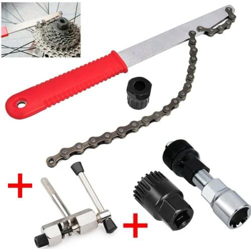 Mountain Road Bicycle Repair Tool Kit Bicycle BB Chain Remover Crank Puller Hub Shear 4 5 6 8 Mm 3-Way Hexagon Wrench 5 In 1