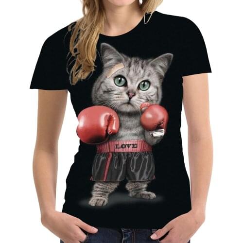 2021 New Woman Pattern Animal T-shirt Summer Street Beauty Handsome Fashion Womens Simple Loose Short Sleeve T-shirt Top Shirts