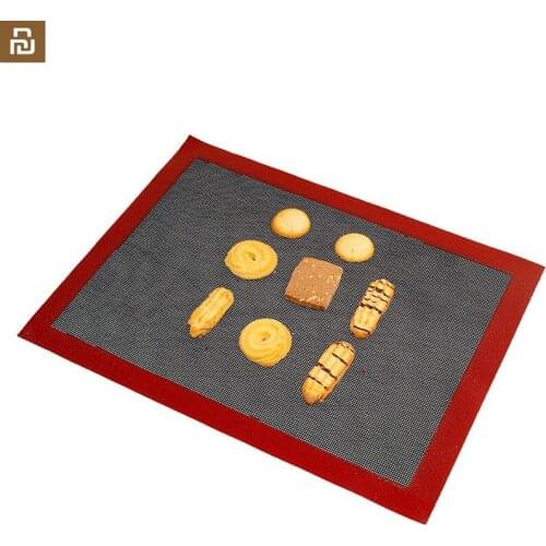 Xiaomi Youpin New Silicone Double Sided Printing Baking Mat Non Stick Pastry Oven Cake Baking Perforated Sheet Liner Pastry Mat