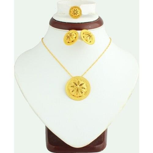 New Arrival High Quality Classic Straw GP Africa Small Jewelry Set For Women Christmas Gift JH Brand Jewelry Free Shipping