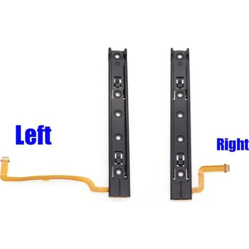 Original ns for nintendo switch console LR slider assembly slide rail left right charging socket slot set